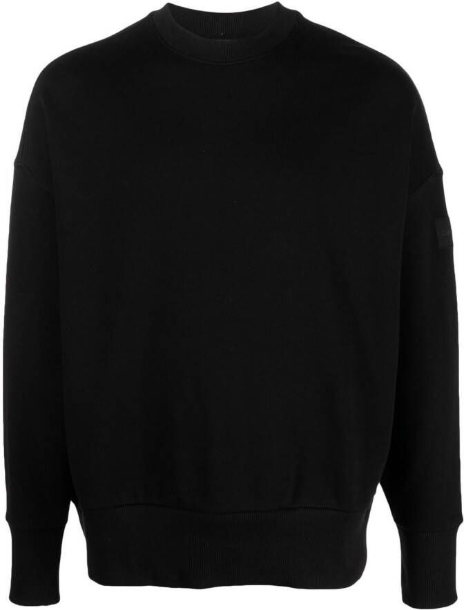 Calvin Klein Sweater met logopatch Zwart