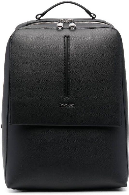 Calvin Klein Rugzak met logoplakkaat Zwart
