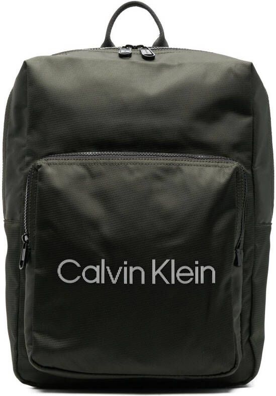 Calvin Klein Rugzak met logoprint Groen