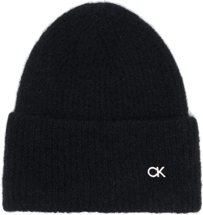 Calvin Klein Muts met logoprint Zwart