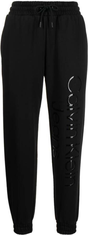 Calvin Klein Trainingsbroek met logoprint Zwart