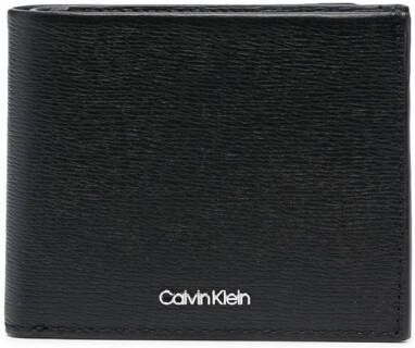Calvin Klein Leren portemonnee Zwart
