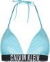 Calvin Klein Bikinitop met logoband Blauw - Thumbnail 1
