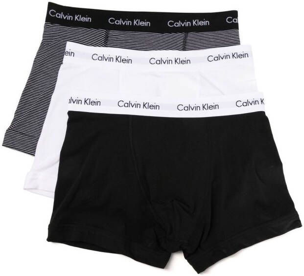 Calvin Klein 3-pack boxershorts met logoband Wit