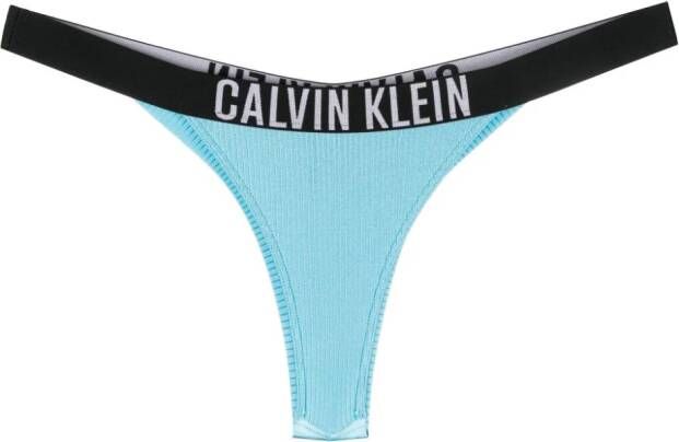 Calvin Klein Bikinislip met logo tailleband Blauw