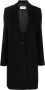 Calvin Klein Mantel met enkele rij knopen Zwart - Thumbnail 1