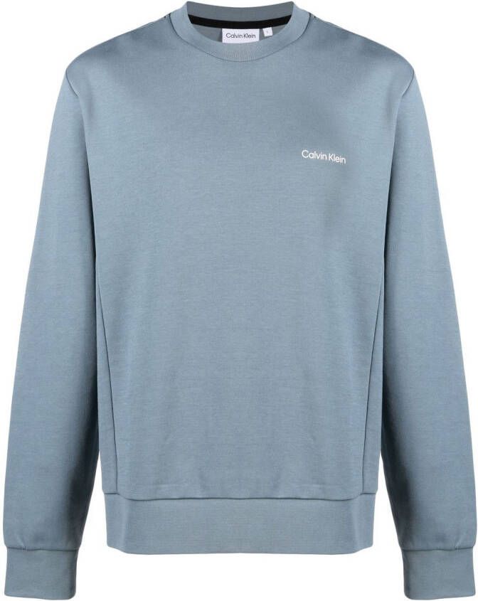 Calvin Klein Sweater met logo Blauw