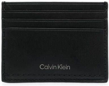 Calvin Klein Pasjeshouder met logoprint Zwart
