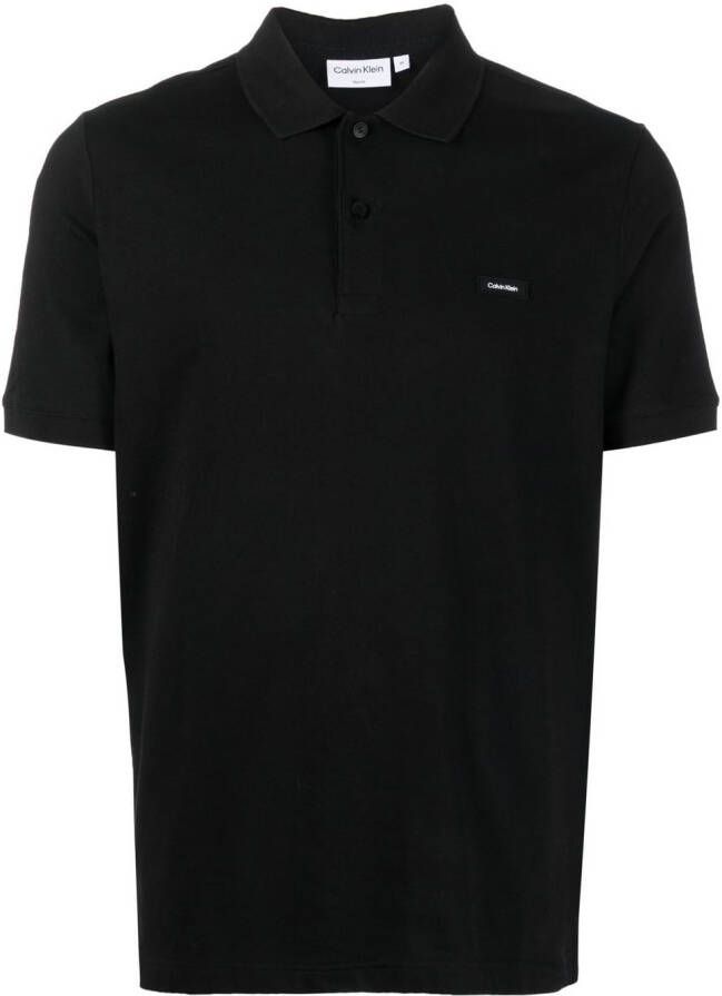 Calvin Klein Poloshirt met logo Zwart