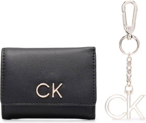 Calvin Klein Portemonnee en sleutelhanger Zwart
