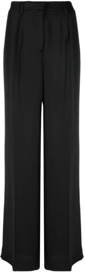 Calvin Klein Geplooide pantalon Zwart