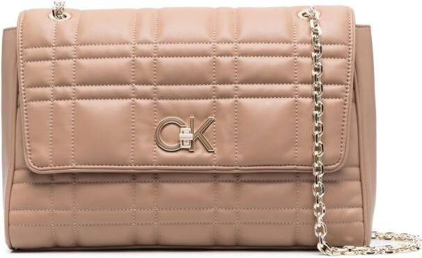 Calvin Klein Gewatteerde schoudertas Bruin
