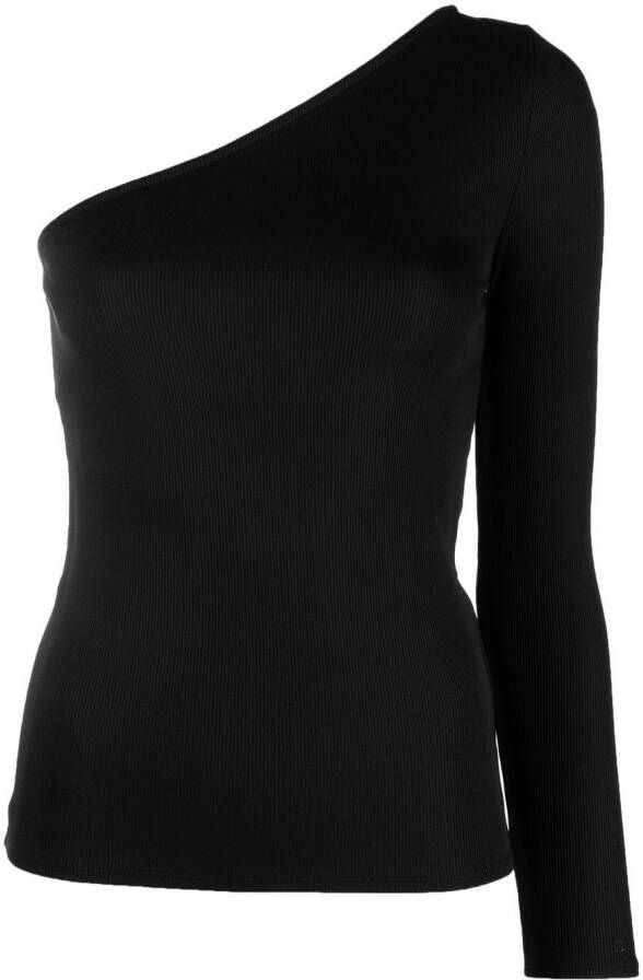 Calvin Klein Asymmetrische top Zwart