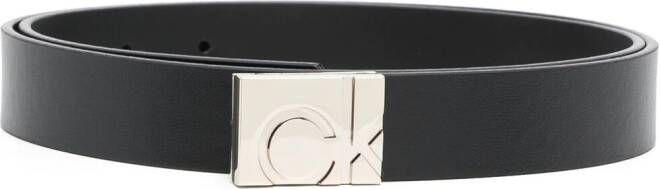 Calvin Klein Riem met logogesp Zwart