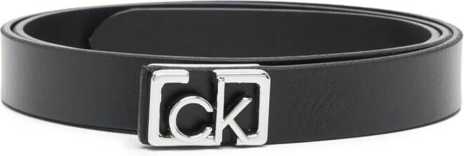 Calvin Klein Riem met logogesp Zwart