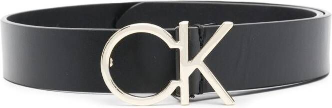 Calvin Klein Riem met logogesp Zwart