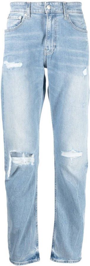 Calvin Klein Straight jeans Blauw