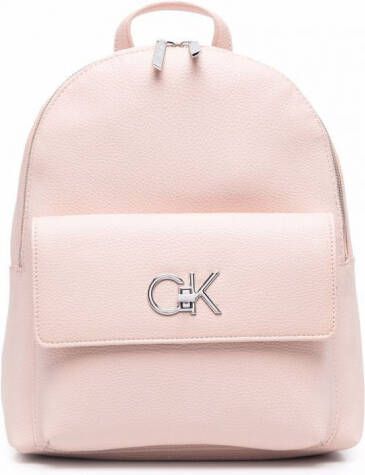 Calvin Klein Rugzak met logoplakkaat Roze