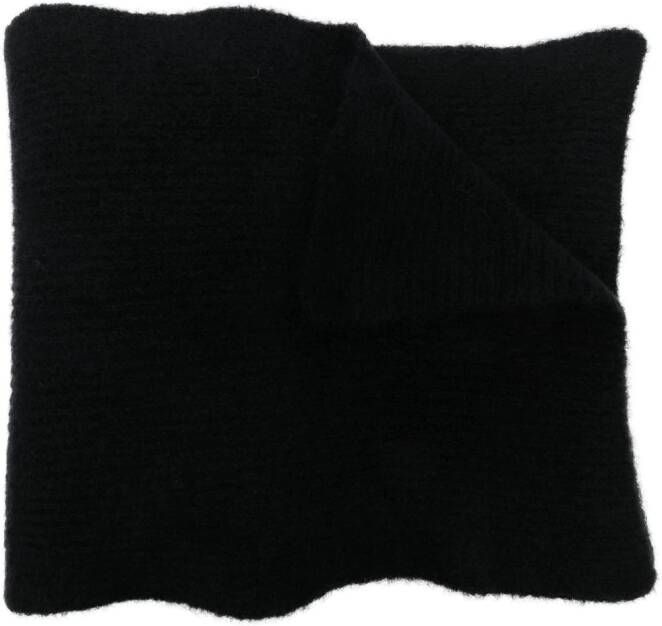 Calvin Klein Sjaal met geborduurd logo Zwart