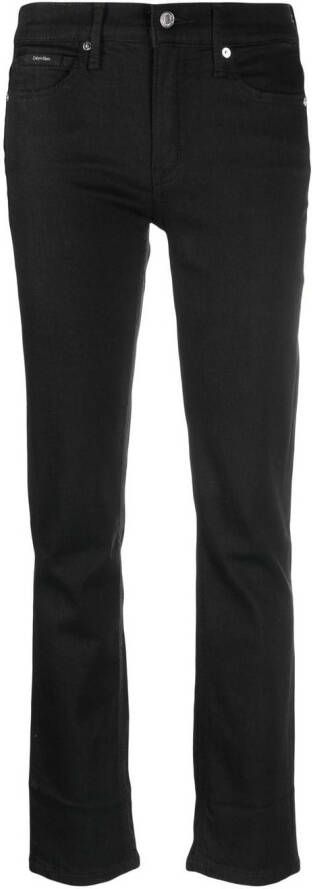 Calvin Klein Slim-fit broek Zwart