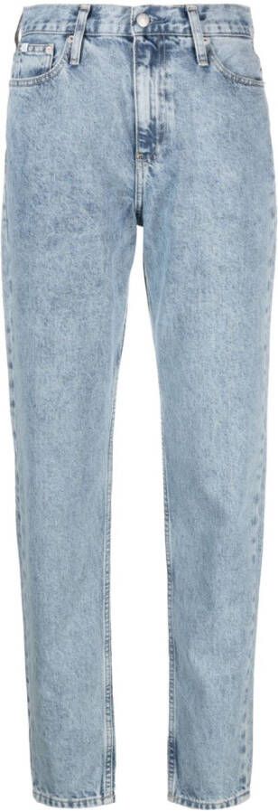 Calvin Klein Straight jeans Blauw