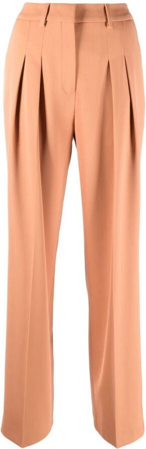 Calvin Klein Straight plooibroek Oranje