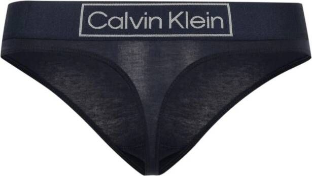 Calvin Klein String met logo tailleband Blauw