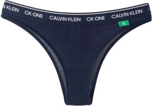 Calvin Klein String met logoband Blauw