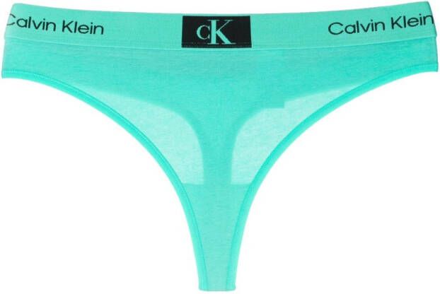 Calvin Klein String met logoband Groen