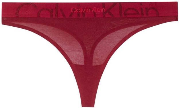 Calvin Klein String met logoband Rood
