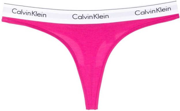 Calvin Klein String met logoband Roze