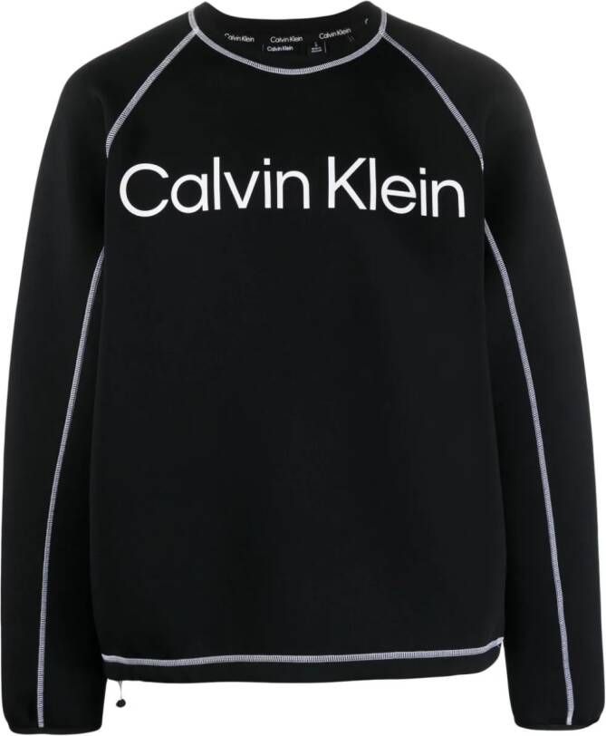 Calvin Klein Sweater met ronde hals Zwart