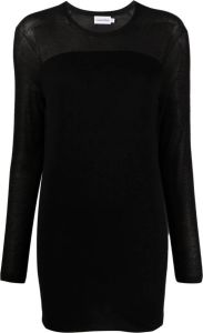 Calvin Klein Sweaterjurk met lange mouwen Zwart