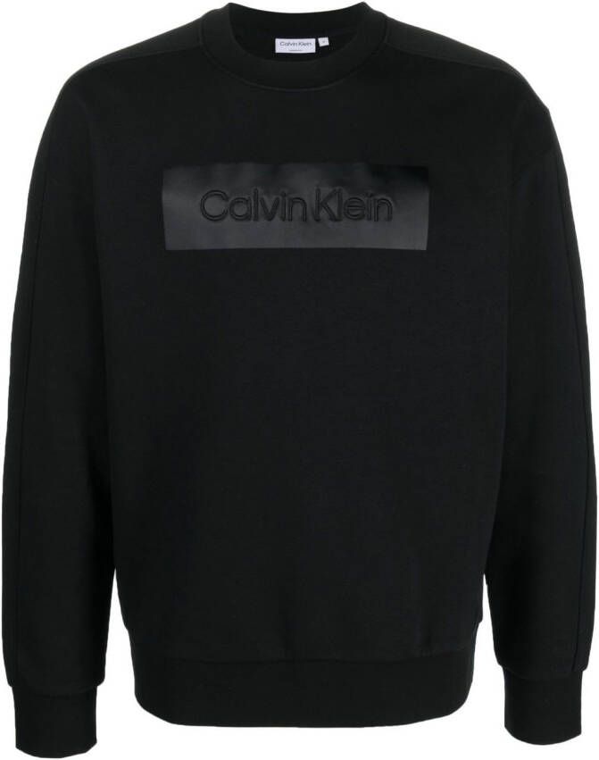 Calvin Klein T-shirt met geborduurd logo Zwart