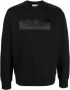 Calvin Klein T-shirt met geborduurd logo Zwart - Thumbnail 1