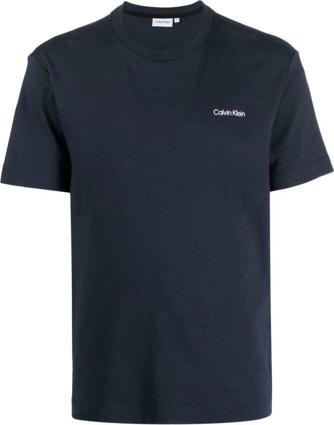 Calvin Klein T-shirt met logo Blauw