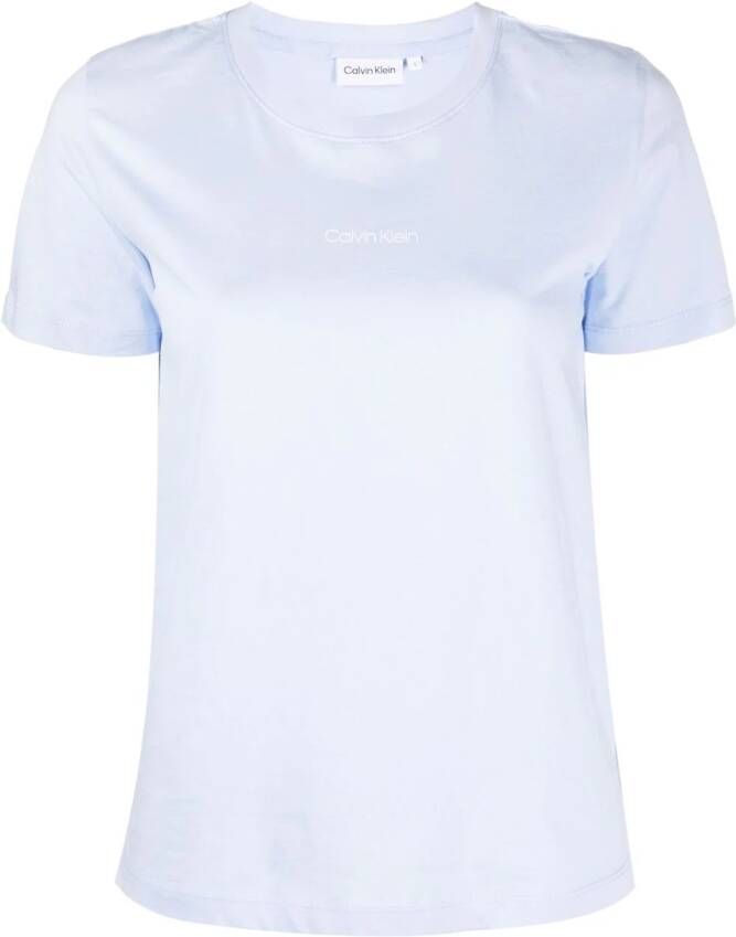 Calvin Klein T-shirt met logoprint Blauw