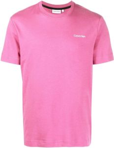 Calvin Klein T-shirt met logoprint Roze
