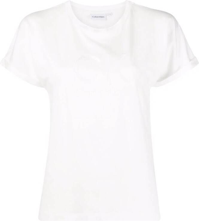 Calvin Klein T-shirt met logoprint Wit