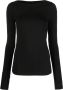 Calvin Klein T-shirt van katoenmix Zwart - Thumbnail 1
