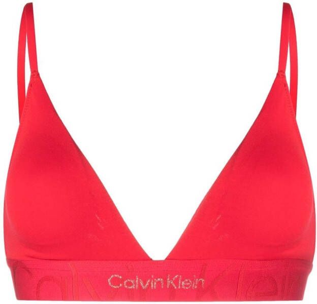 Calvin Klein Bh met logoprint Rood