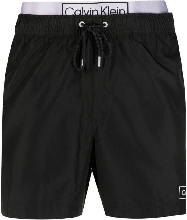 Calvin Klein Underwear Zwembroek met trekkoord Zwart