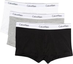 Calvin Klein Underwear 3-pack boxershorts met logoband Zwart