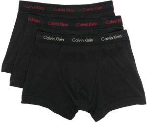 Calvin Klein Underwear 3-pack boxershorts met logoband Zwart
