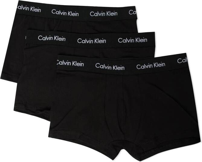 Calvin Klein Underwear Set van drie boxershorts Zwart