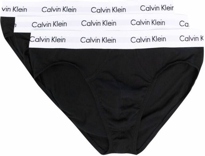 Calvin Klein Underwear Slip met logoband Zwart