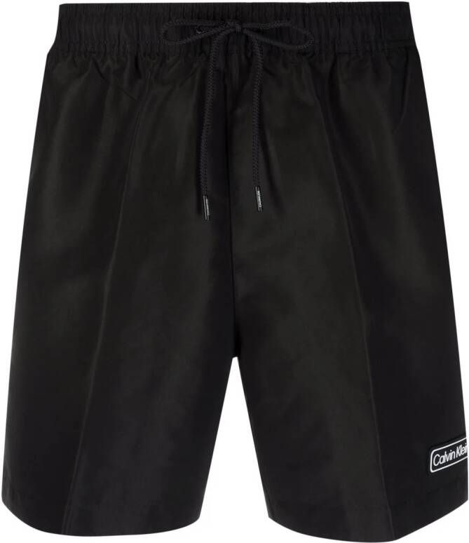 Calvin Klein Underwear Zwembroek met logopatch Zwart