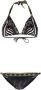Camilla Bikini met dierenprint Zwart - Thumbnail 1