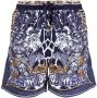 Camilla Shorts met grafische print Blauw - Thumbnail 1