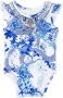 Camilla Mouwloze body Blauw - Thumbnail 1